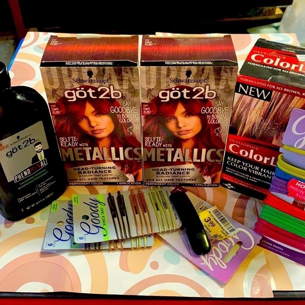 UPDATED: Schwartzkopf Got2b Metallics Hair Dye Bundle Hair Accessories